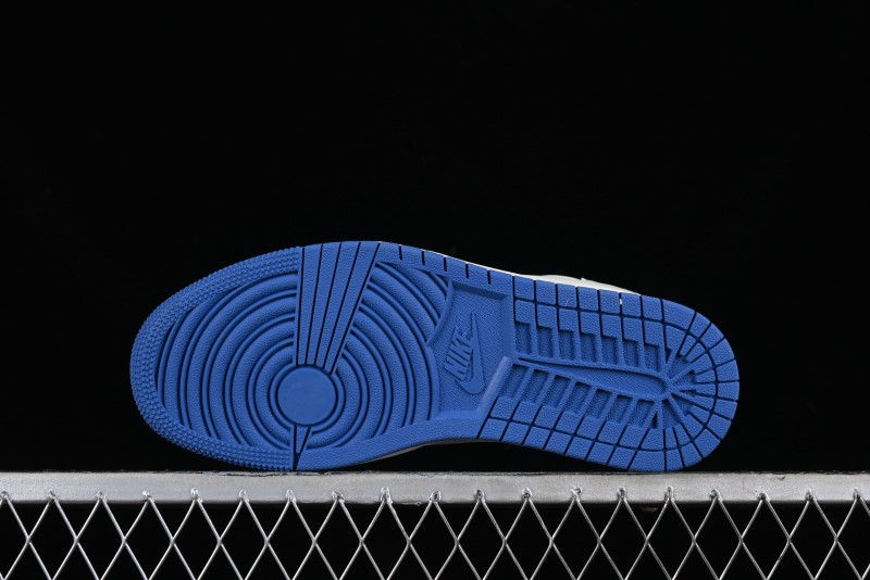 Nike Travis Scott x Fragment Design x Air Jordan 1 Low OG SP AJ1 LV Collaboration Light Blue Low-Top Casual Sneakers - LJ5188-007