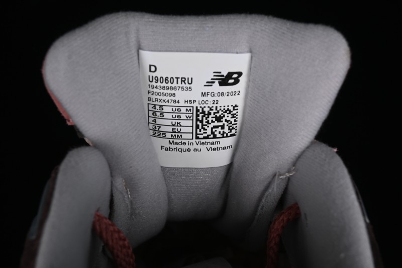 Joe Freshgoods New Balance NB9060 Collaborative Retro Casual Running Sneakers with ABZORB Cushioning - U9060TRU