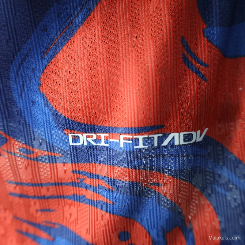25/26 Player Version Barcelona Blue Flame Special Edition Jersey