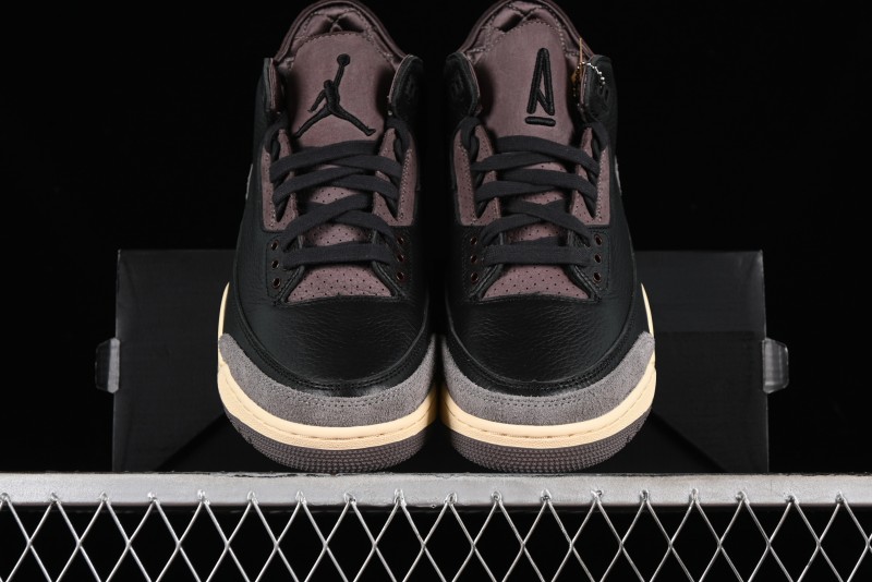 Nike A Ma Maniere x Air Jordan 3 Retro Black Sneakers - FZ4811-001