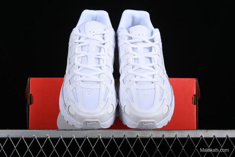 Nike P-6000 PRM Retro Casual Sneakers with Lightweight Design - BV1021-102