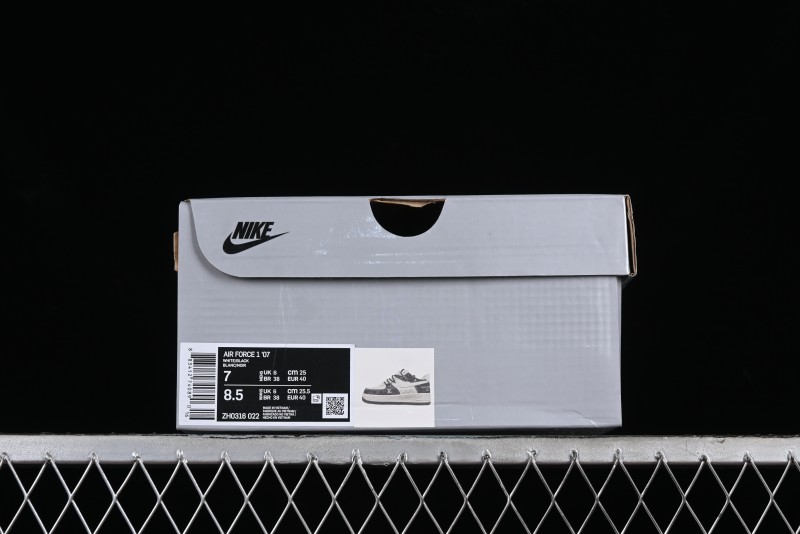Nike Air Force 1 '07 Low Custom Collaboration Casual Sneakers with Strap - ZH0316-022