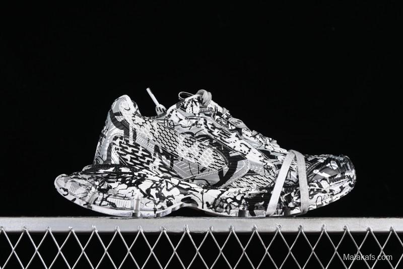 Balenciaga Phantom Sneaker Graffiti Running Shoes - W2RG39010