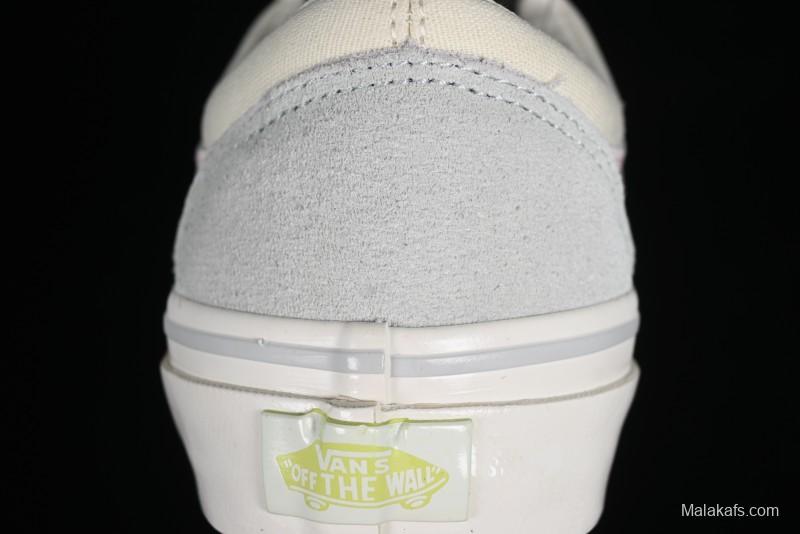 Vans Old Skool Reissue 136 Earth Macaron Patchwork Retro Casual Vulcanized Sneakers - VN000CRPGRN