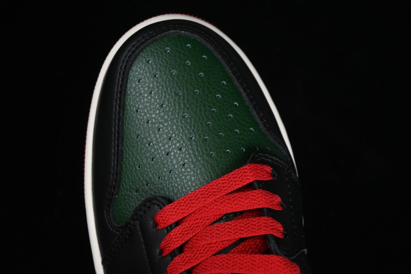 Nike Air Jordan 1 Low AJ1 Black Green Casual Sneakers - CZ0775-036