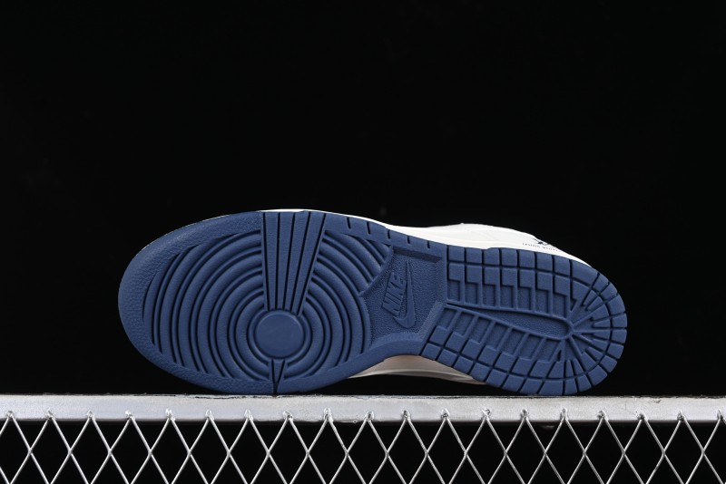Nike SB Dunk Low LV Collaboration - Double Swoosh Blue Sole Anniversary High-End Custom Low-Top Casual Skate Shoes - XX2025-320