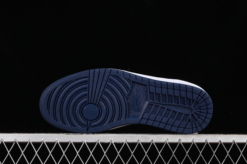 Nike Air Jordan 1 Low '85 Metallic Blue Retro Sneakers - FB9933-141