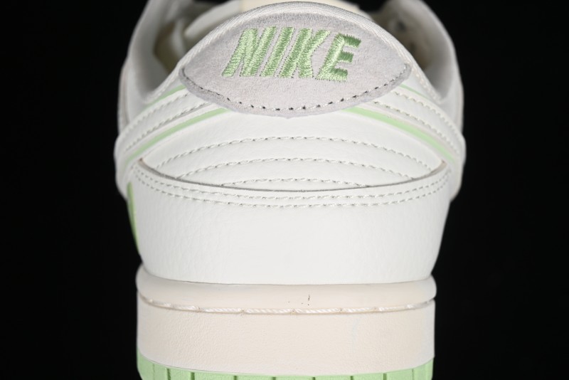 Nike SB Dunk Low Bape Collaboration - Apple Green Anniversary High-End Custom Low-Top Casual Skate Shoes - CF3688-010