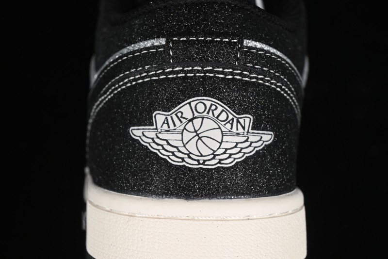 Nike Air Jordan 1 Low Retro Basketball Shoes Custom Starry Sky Design - SJ9950-012