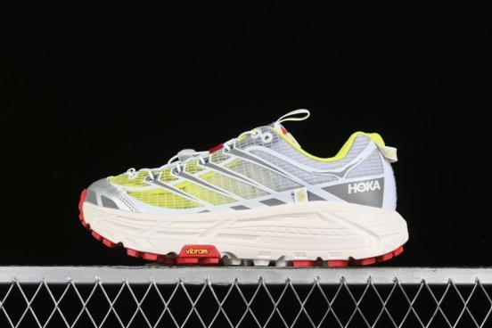 Hoka Mafate Three 2 Ultra-Lightweight Cushioned Trail Running Shoes - 1153931 WNN