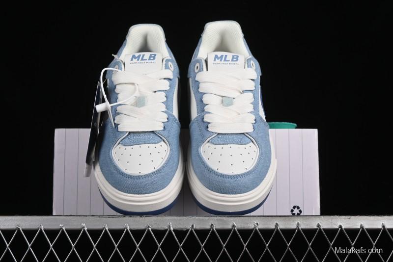 New York Yankees MLB Chunky Liner Denim Basic Platform Sandals - 3ASXCVT4N50BLS