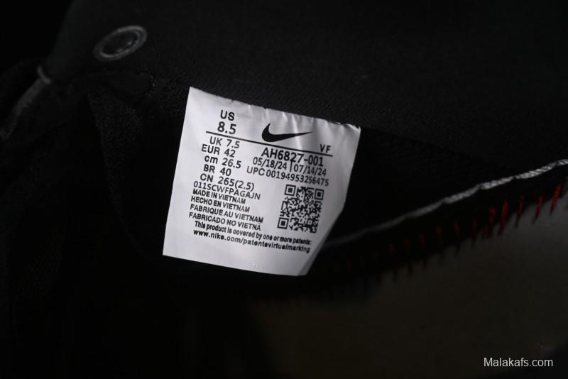 Nike Air Force 1 '07 Low Patent Leather All Black Casual Sneakers - AH6827-001