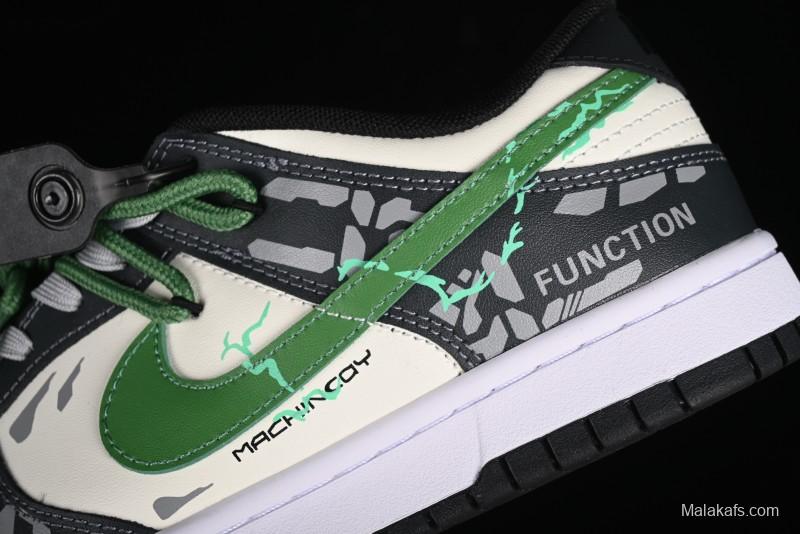 Nike Dunk Low FZBB Mechanical Theme SB Strap Low-Top Casual Sneakers - DD1391-100