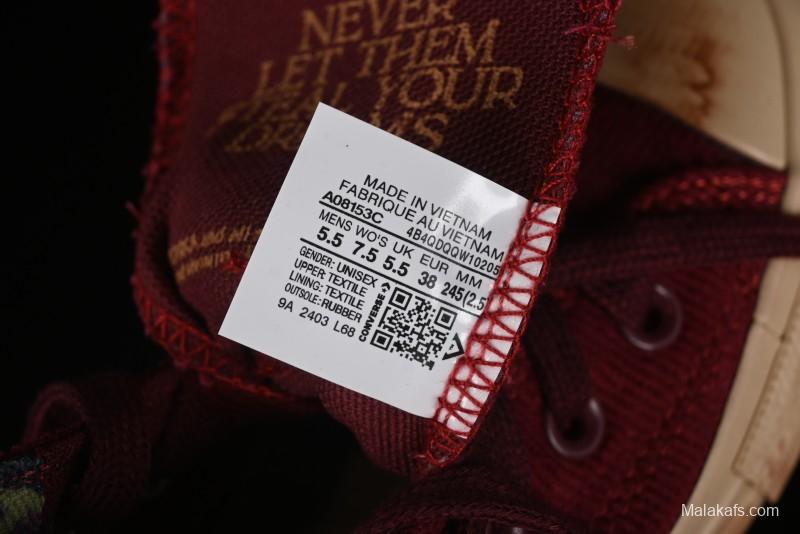 Converse Wonka x Converse Chuck Taylor All Star High Top Vintage Corduroy Shoes - A08153C