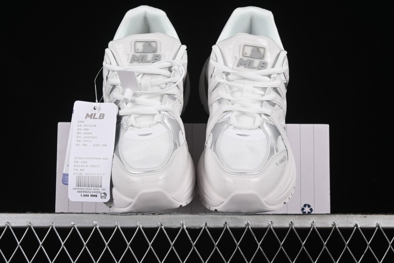 New York Yankees MLB Bigball Chunky Curve Thick Sole Casual Shoes - 3ARNPDL4N50WHS