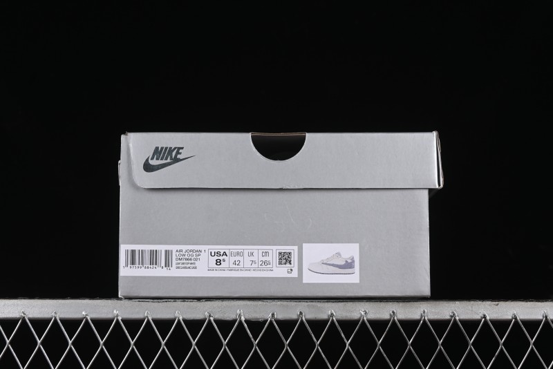 Nike Travis Scott x Fragment Design x Air Jordan 1 Low OG SP AJ1 Collaboration Sneakers - DM7866-021
