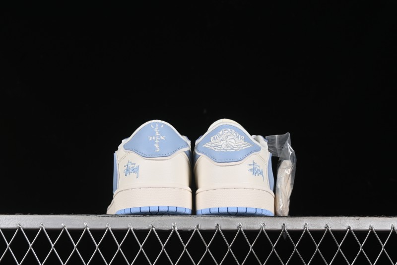 Nike Travis Scott x Fragment Design x Air Jordan 1 Low OG SP AJ1 Retro Sneakers - DM6688-609