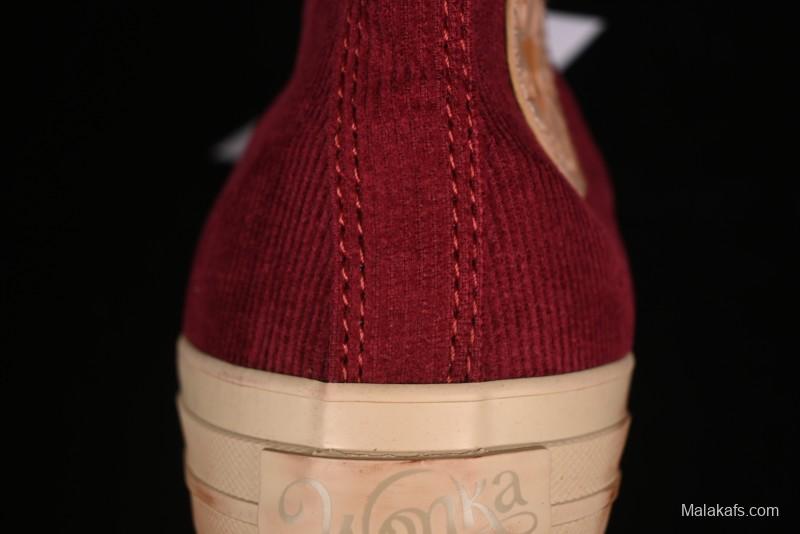 Converse Wonka x Converse Chuck Taylor All Star High Top Vintage Corduroy Shoes - A08153C