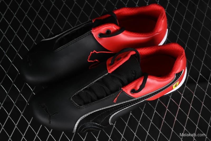 Puma Sparco Future Round Toe Lace-Up Low-Top Lifestyle Casual Shoes in Leather and Fabric - 307889-03