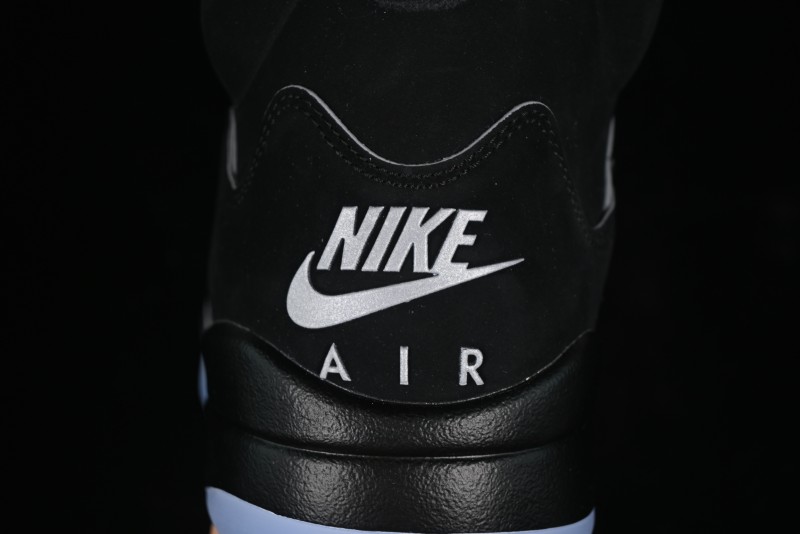 Nike Air Jordan 5 Retro Black Metallic Reimagined Basketball Shoes - HF3975-001
