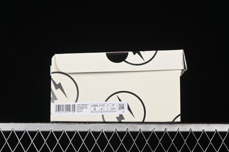 Nike Travis Scott x Fragment Design x Air Jordan 1 Low OG SP AJ1 Sneakers - CF3688-018