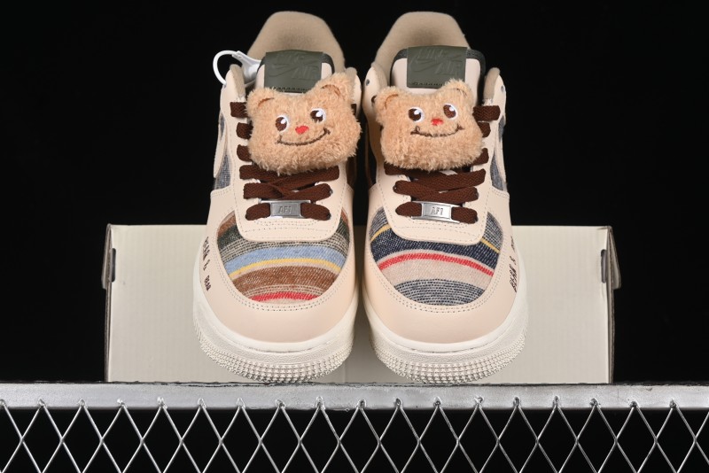 Nike Air Force 1 '07 Low Farting Bear Casual Sneakers - CW2289-230