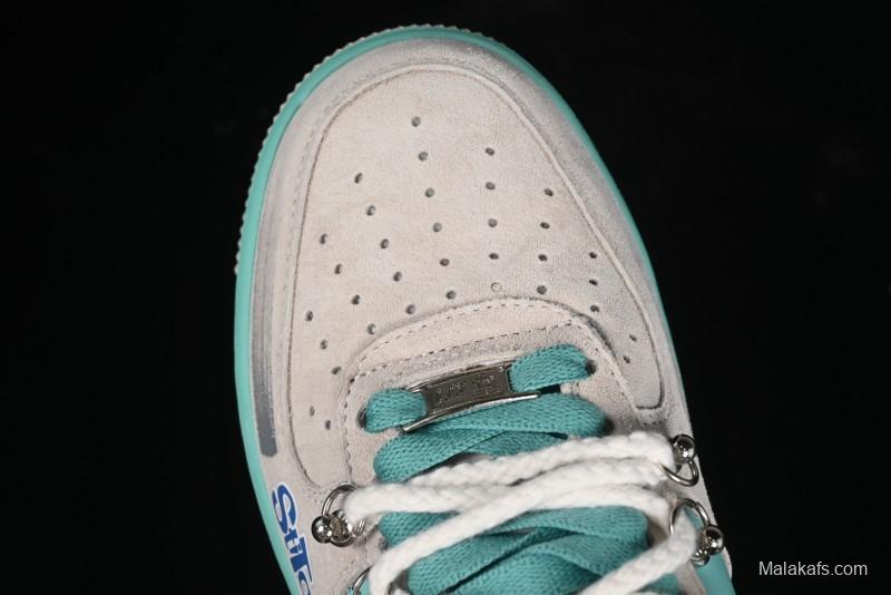 Nike Air Force 1 '07 Low x Stitch Casual Lace-Up Sneakers - DZ1328-222