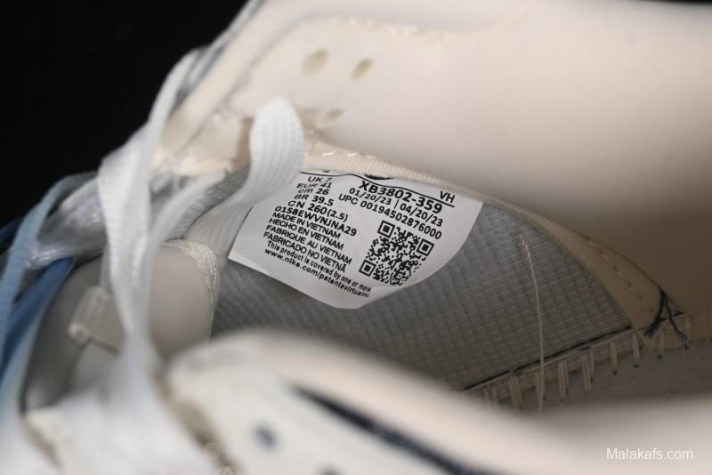 Nike SB Dunk Low LV Collaboration - Light Blue Denim Print Anniversary High-End Custom Low-Top Casual Skate Shoes - XB3802-359