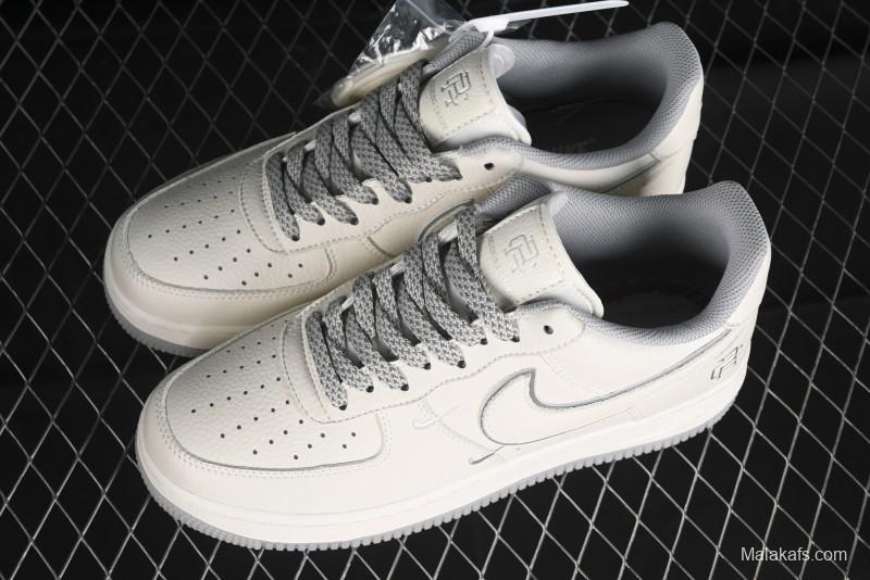 Nike Reigning Champ Air Force 1'07 Low-Top Casual Sneakers with 3M Reflective Details - RC2369-172