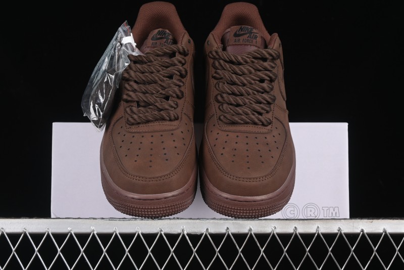 Nike Air Force 1 '07 Low Customized Hemp Rope Casual Sneakers - CW2288-111
