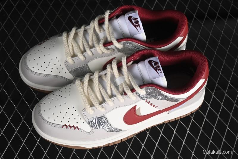 Nike Dunk Low Casual Sneakers with Chinese Style Gradient Design - FB7160-161