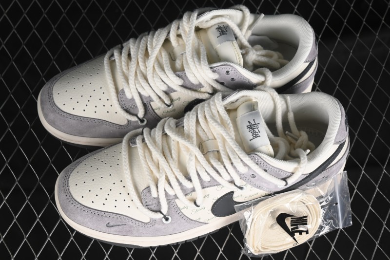 Nike SB Dunk Low Stussy Anniversary Custom Low-Top Casual Skate Shoes - SJ2068-295