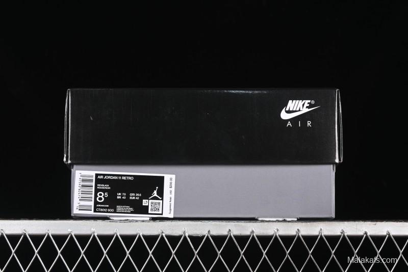 Nike Air Jordan 11 Retro High Top Basketball Shoes in Black/Red - CT8012-600