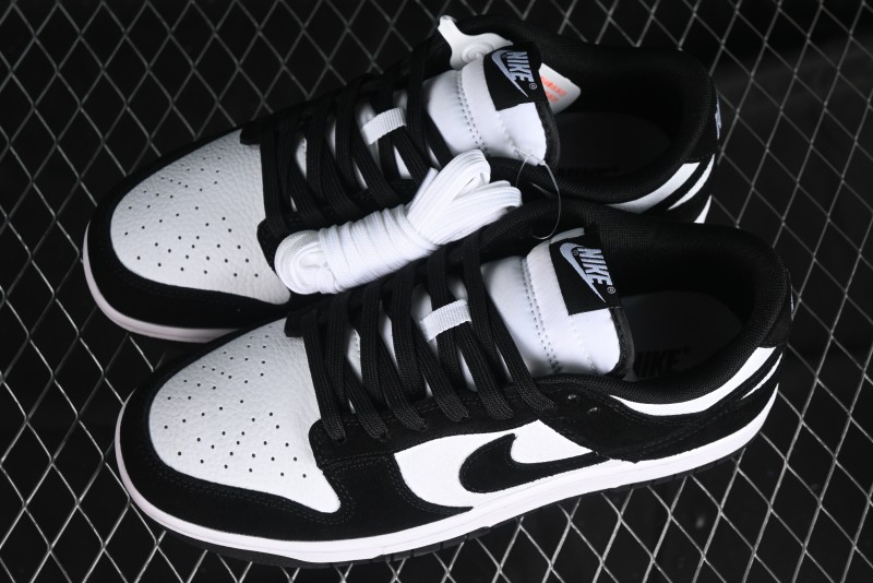 Nike Dunk Low Suede Panda Casual Sneakers - FQ8249-100
