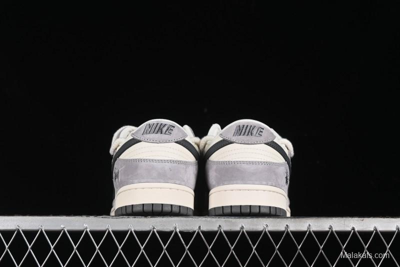 Nike SB Dunk Low Stussy Anniversary Custom Low-Top Casual Skate Shoes - SJ2068-295