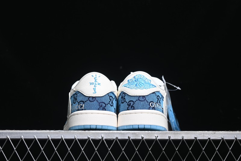 Nike Travis Scott x Fragment Design x Air Jordan 1 Low OG SP AJ1 Retro Sneakers - XZ1658-001