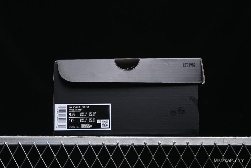 Nike Air Force 1 '07 Low Stussy Collaboration - Crystal Milk Coffee Low-Top Casual Sneakers - IF1686-101