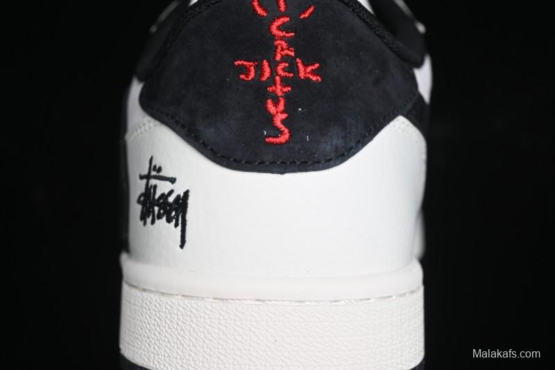 Nike Travis Scott x Fragment Design x Air Jordan 1 Low OG SP Casual Sneakers - XZ6868-002