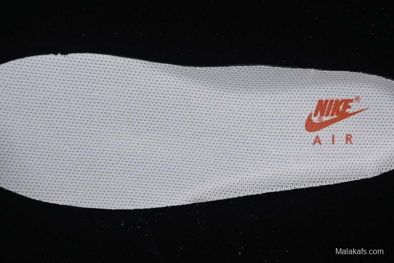 Nike Air Force 1 '07 Low Stussy Collaboration - Grey Brown Flyknit Low-Top Casual Sneakers - KK1988-025