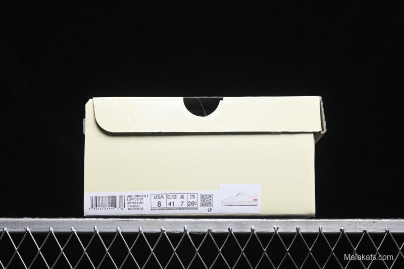 Nike Travis Scott x Fragment Design x Air Jordan 1 Low OG SP AJ1 Sup Collaboration - BB7518-001