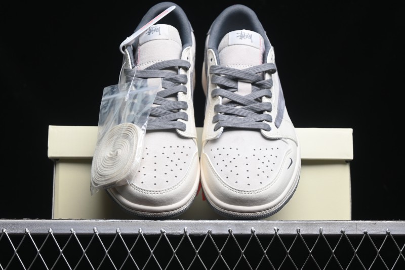 Nike Travis Scott x Fragment Design x Air Jordan 1 Low OG SP AJ1 Retro Sneakers - XZ6868-001