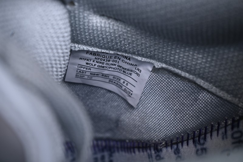 Nike Rtfkt Studios x Dunk Genesis Low OG Ghost Metaverse Series Casual Skate Shoes - HF0438-001
