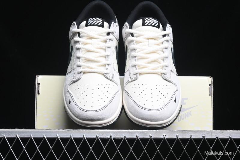 Nike SB Dunk Low OFF-WHITE Collaboration Anniversary High-End Custom Sneakers - YX5066-212