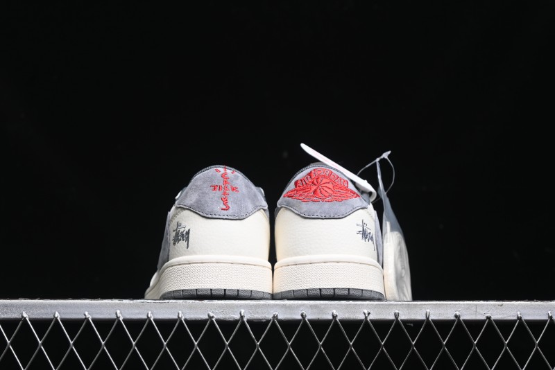 Nike Travis Scott x Fragment Design x Air Jordan 1 Low OG SP AJ1 Retro Sneakers - XZ6868-001