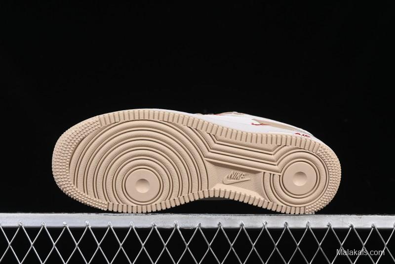 Nike Air Force 1 '07 Low The North Face Collaboration Casual Sneakers in Milk Tea - DM6688-048