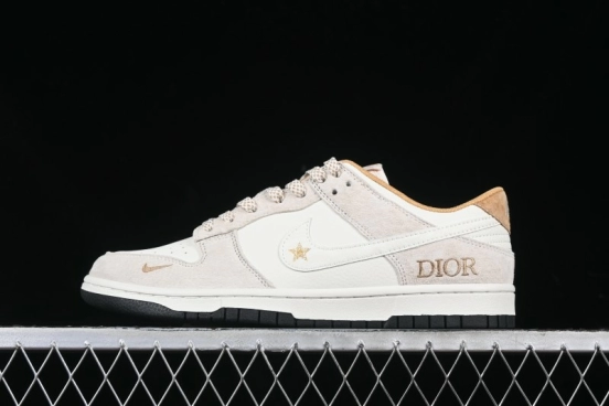 Nike SB Dunk Low Dior Collaboration Anniversary Custom Low-Top Casual Sneakers - DJ2024-066