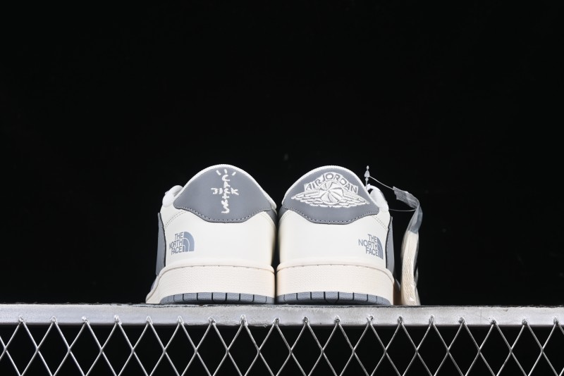 Nike Travis Scott x Fragment Design x Air Jordan 1 Low OG SP AJ1 Retro Sneakers with Unique Collaboration Details - XZ5158-002