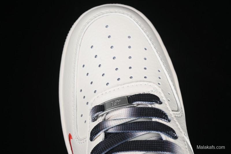 Nike Air Force 1 '07 Low Supreme Collaboration Casual Sneakers with Dual-Color Sole - XZ6188-017