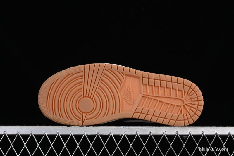 Nike Air Jordan 1 Low "Snkrs Day" Casual Sneakers with Grey Toe Design - FD0399-004