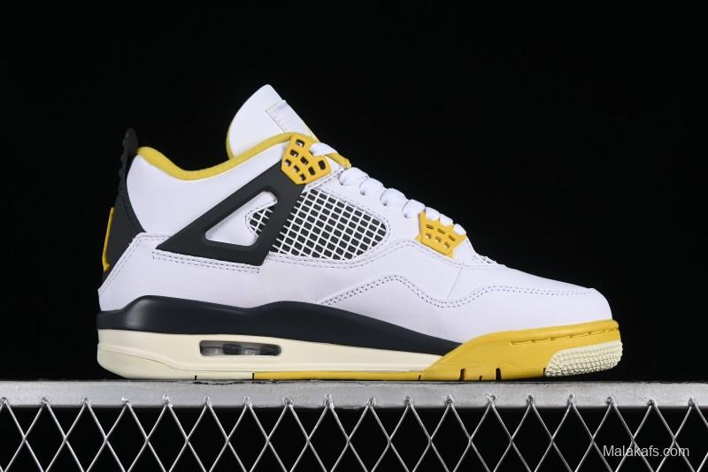 Nike Air Jordan 4 Retro Vivid Sulfur Basketball Shoes - AQ9129-101